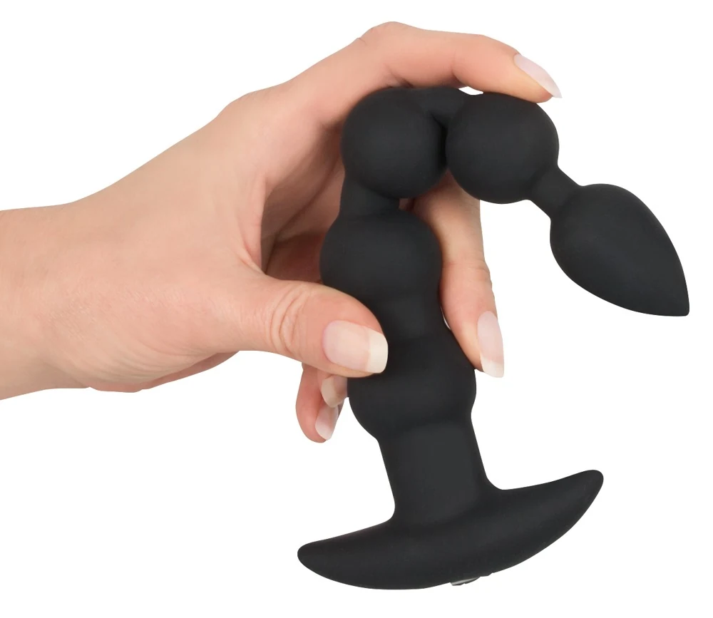 Black Velvets Rechargeable beads 21 cm anal toy