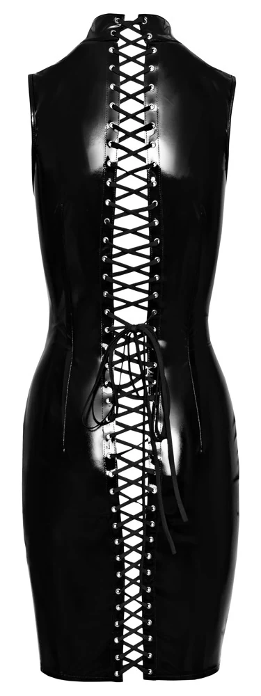 Black Level Kleid aus Lack