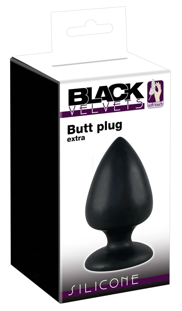 Black Velvets Butt Plug Extra 14 cm anal toy