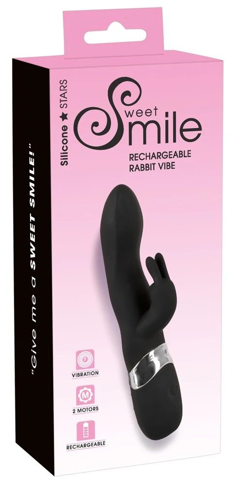 Sweet Smile Rechargeable Rabbit Vibe 21 cm vibrator