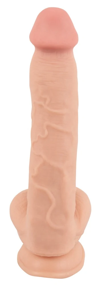 Nature Skin Dildo with moveable 24,7 cm