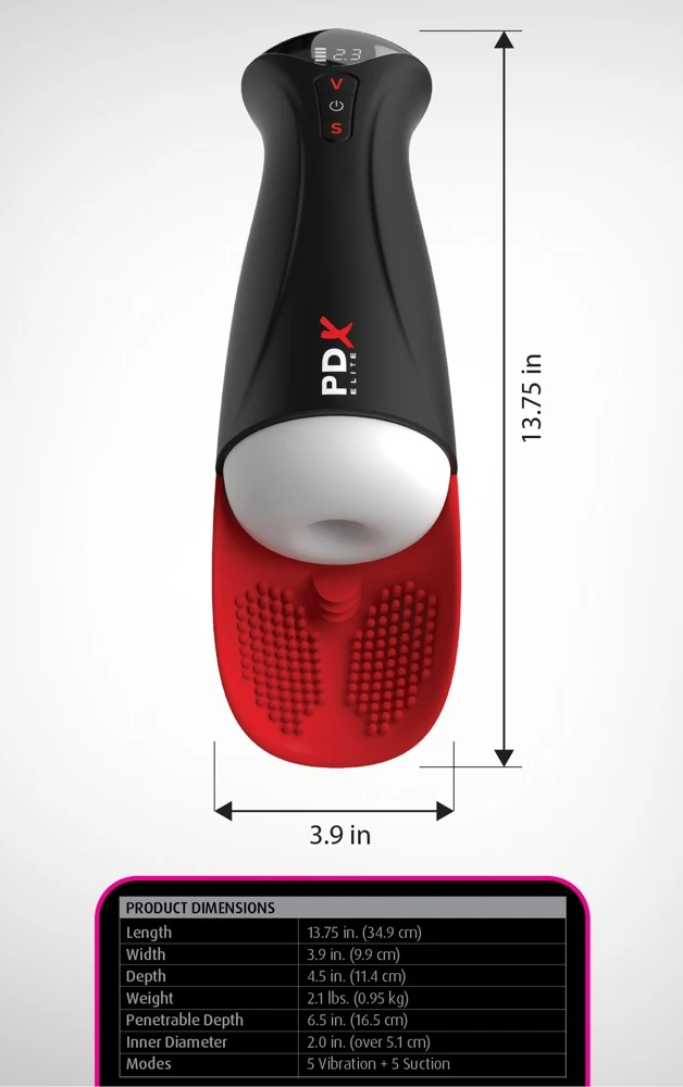 PDX Elite Fap-O-Matic Pro XL masturbator