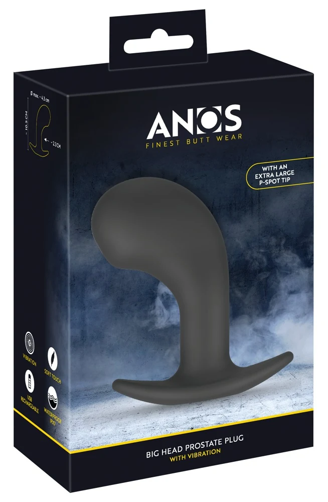 ANOS Big Head Prostate Plug 10,5 cm anal toy