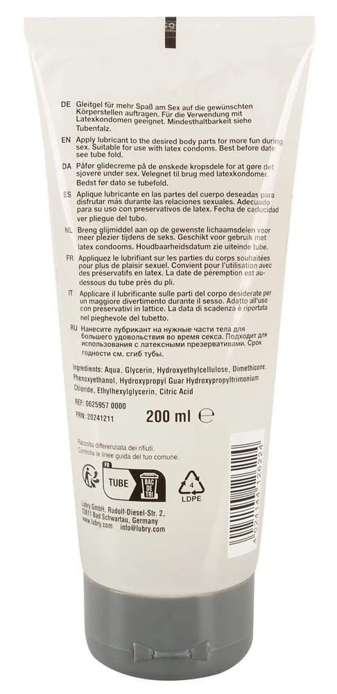 Just Glide Performance gleitmittel ohne aroma