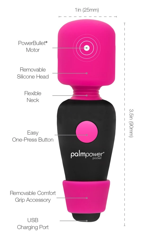 palmpower Pocket 9 cm vibrator