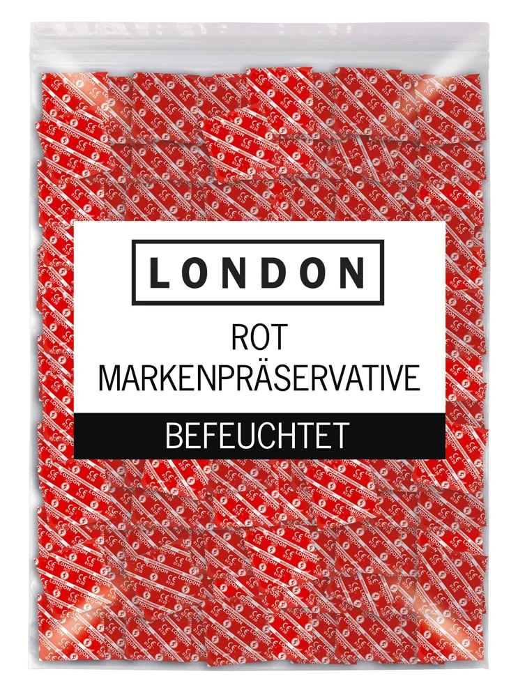 London Rot kondome