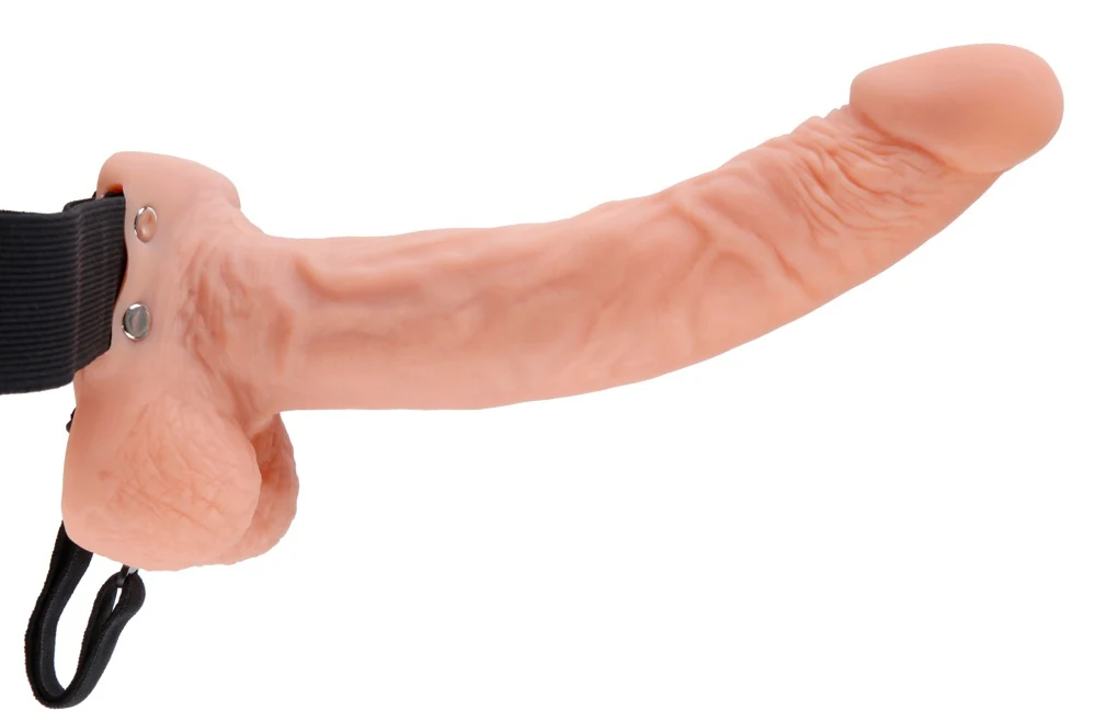 FF Series 9“ Hollow Strap-on with Balls