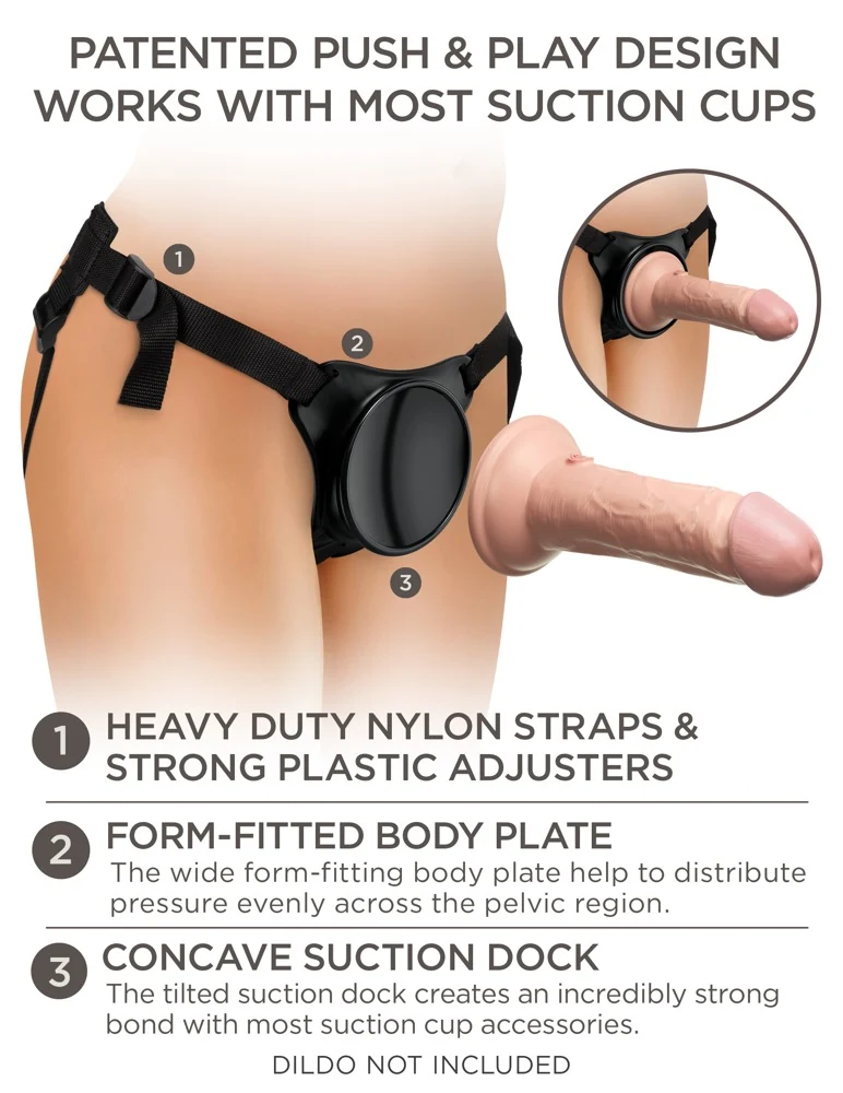 King Cock Elite Beginner's Body Dock Strap-on Harness