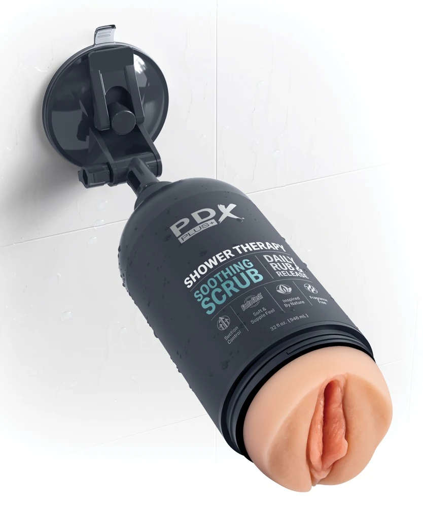 PDX Plus Shower Therapy Soothing Scrub masturbator