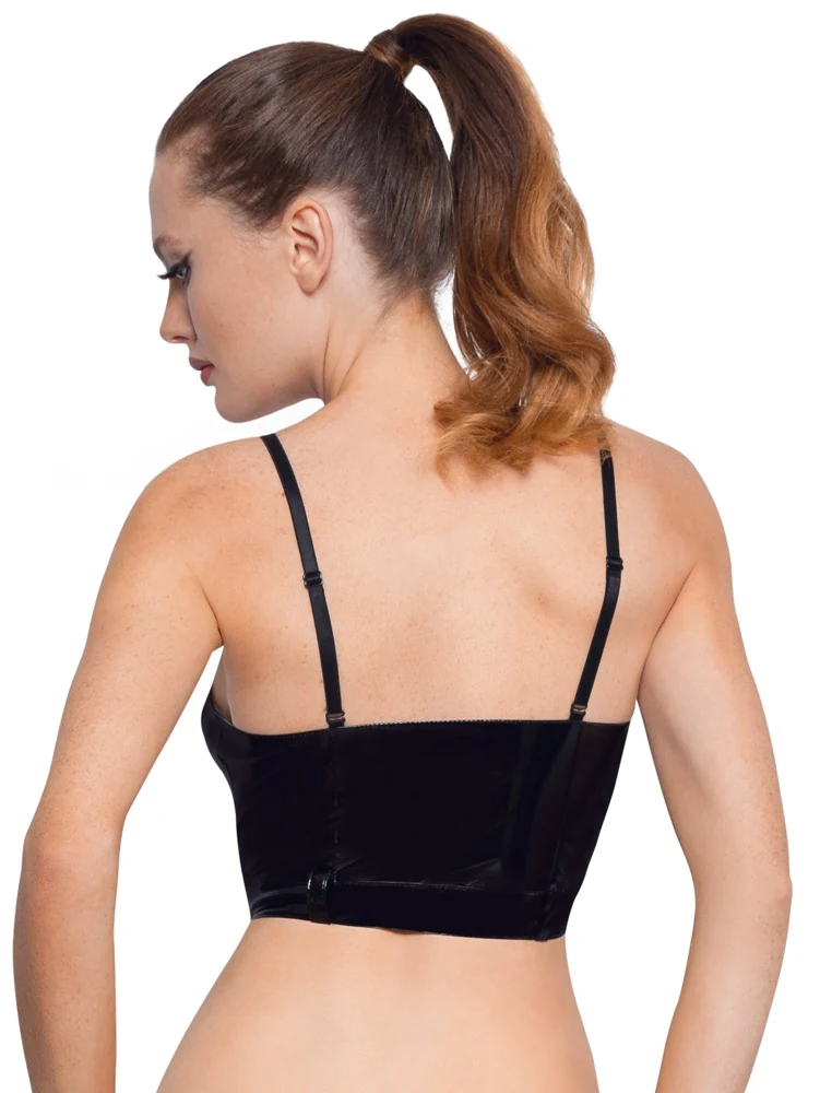 Black Level Top aus Lack