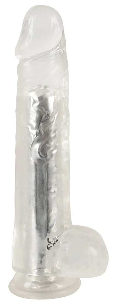 Crystal Vibrator mit Saugfuß 24,5 cm