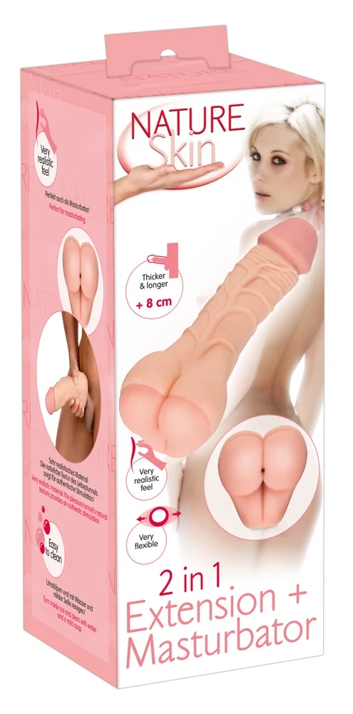 Nature Skin 2in1 Extension Masturbator