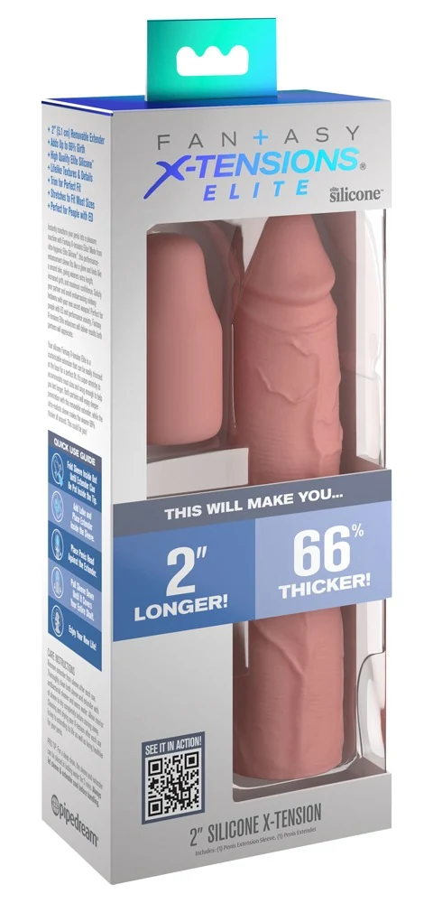 Fantasy X-Tensions Elite 2“ Silicone X-tension penishülle
