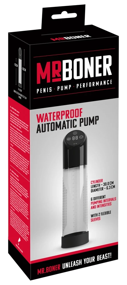 Mister Boner Waterproof Automatic Pump penispomp