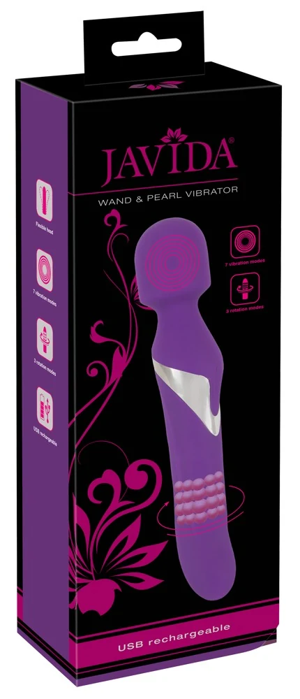 JAVIDA Wand Pearl Vibrator 24 cm