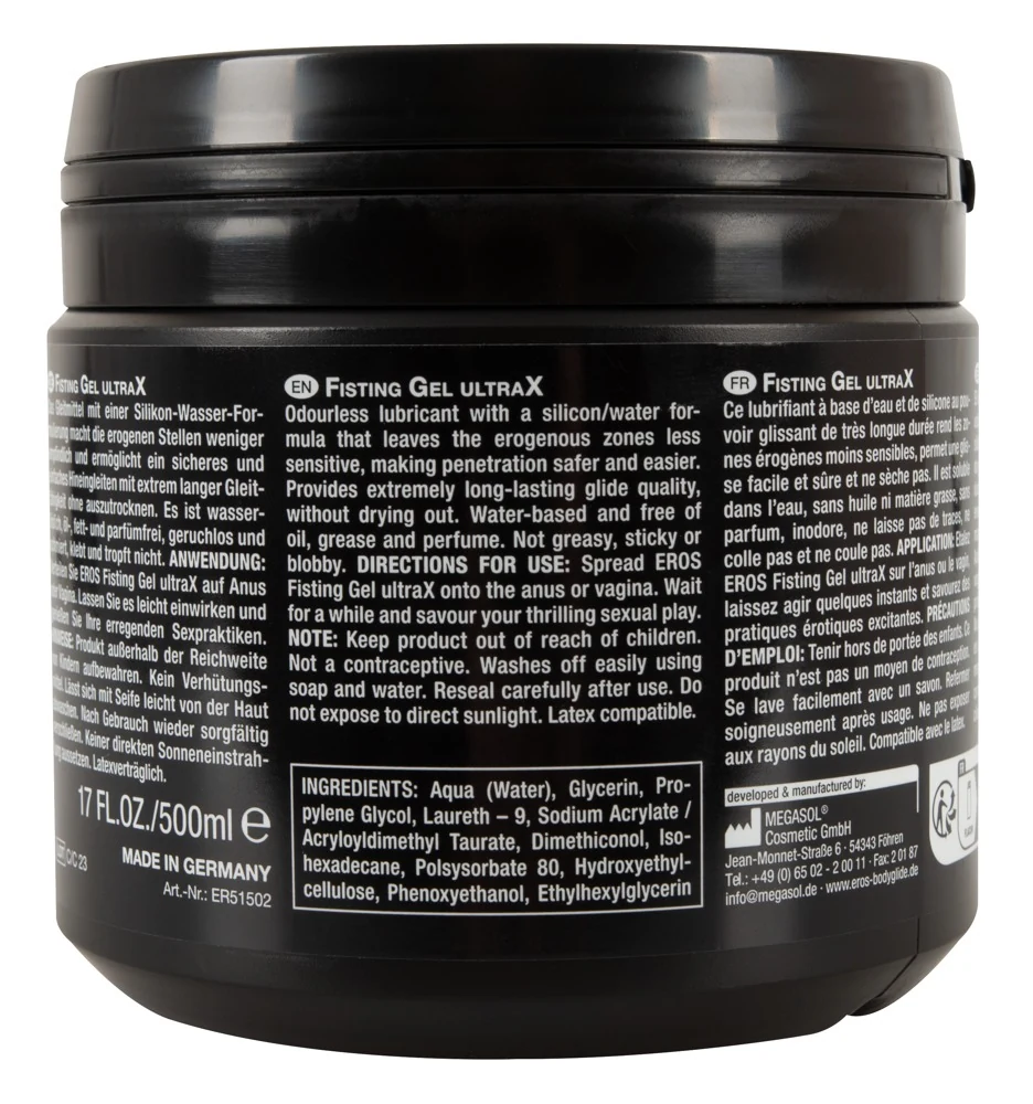 Eros Fisting Gel UltraX gleitmittel ohne aroma