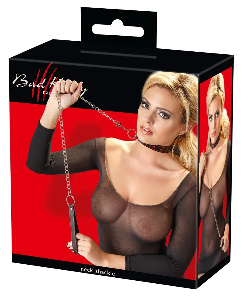 Bad Kitty Halsfessel und Leine handschellen -fesseln