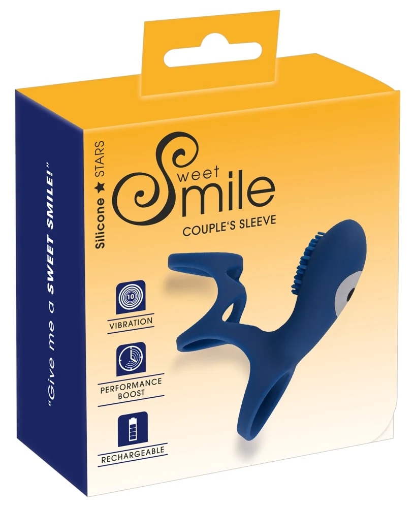 Sweet Smile Rechargeable Couple Sleeve penisring