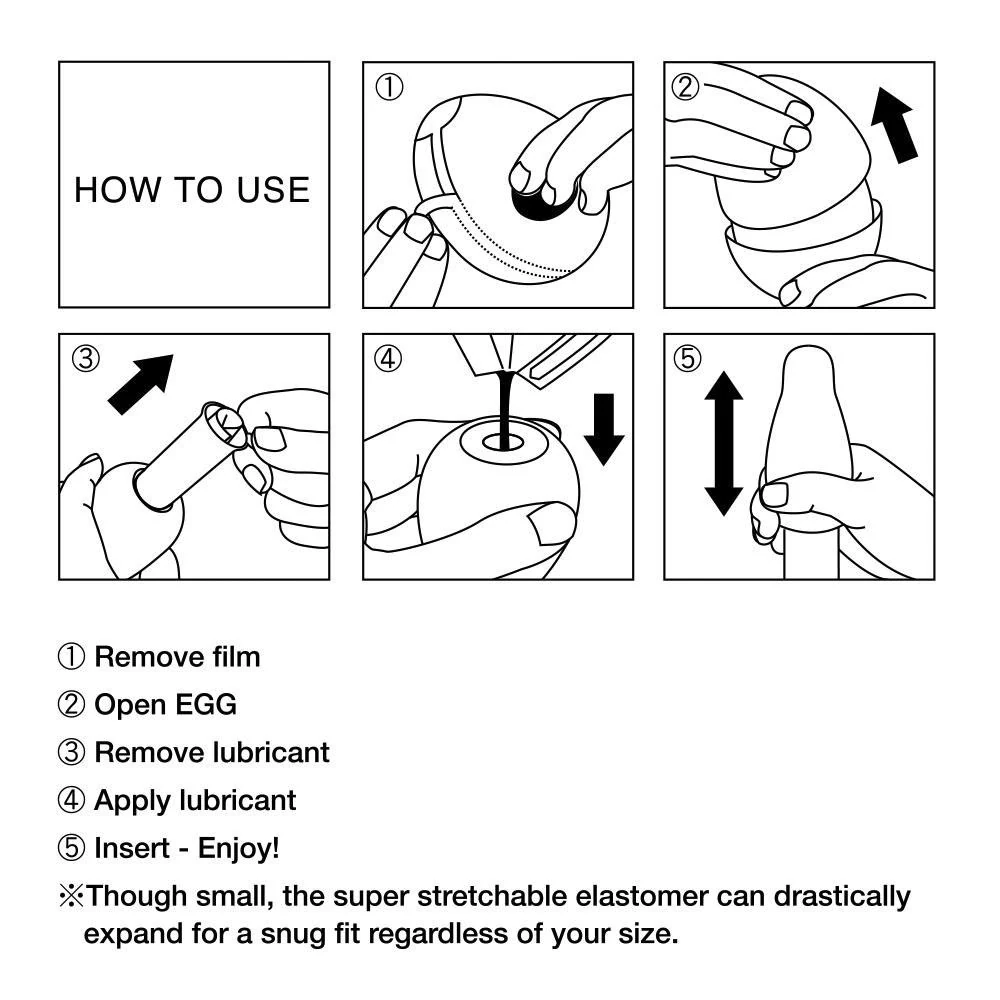 TENGA Egg Brush masturbator