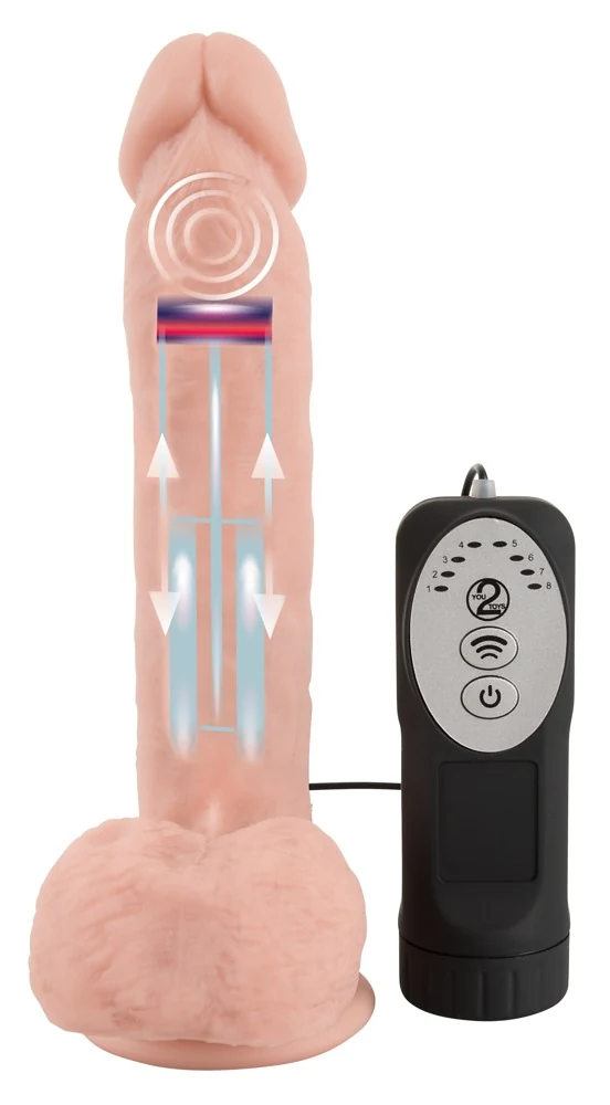 Medical Silicone Thrusting Vibrator 21 cm
