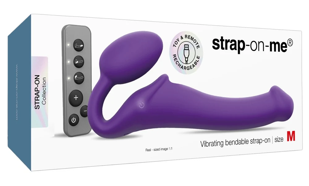 strap-on-me Vibrating Bendable Strap-On