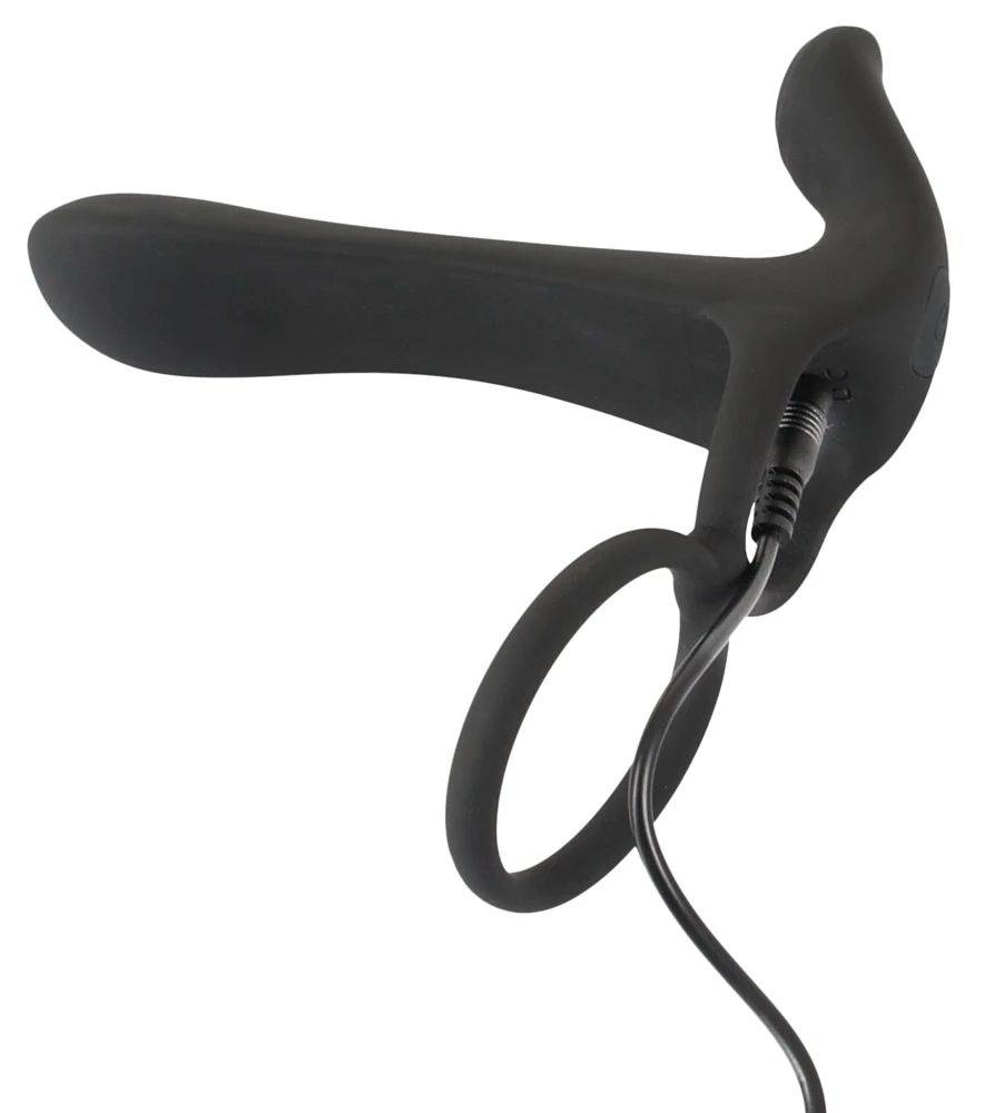 Black Velvets Couple's Vibrator penisring