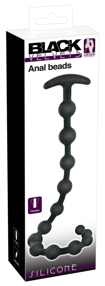 Black Velvets Anal beads 50 cm toy