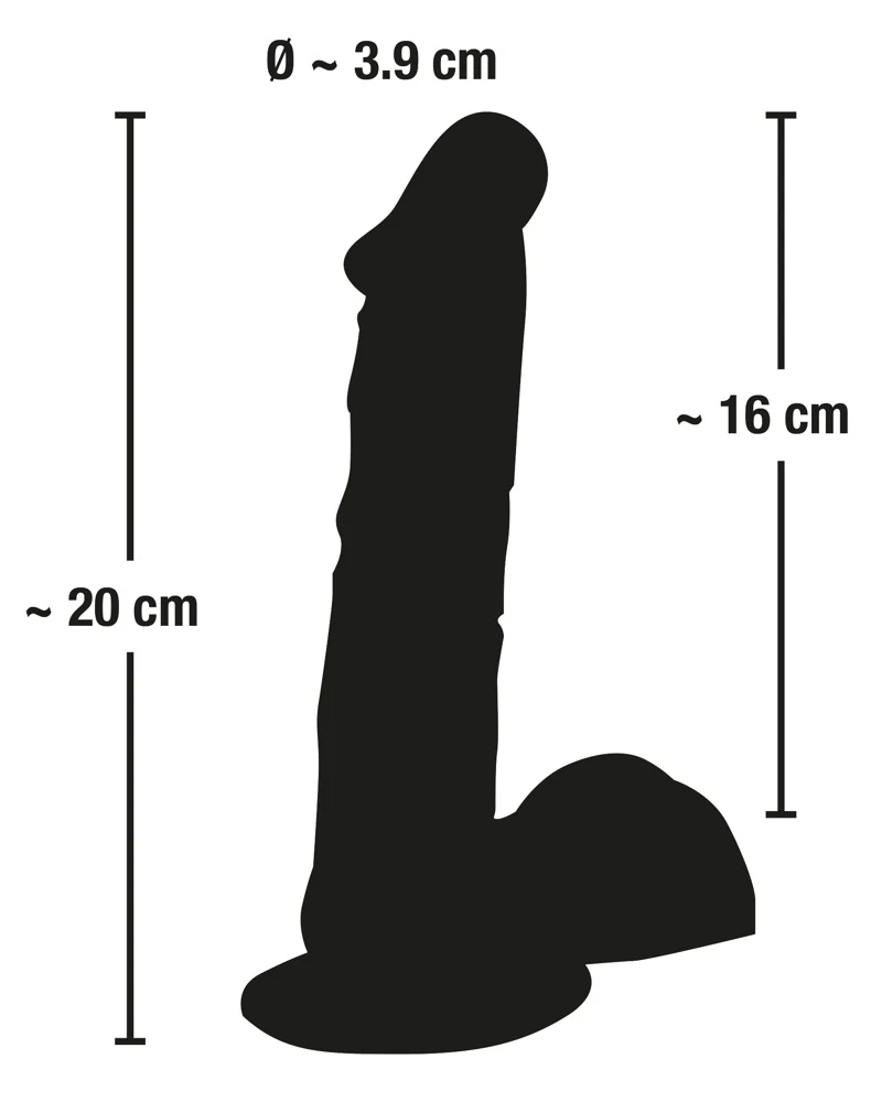European Lover Medium 20 cm dildo