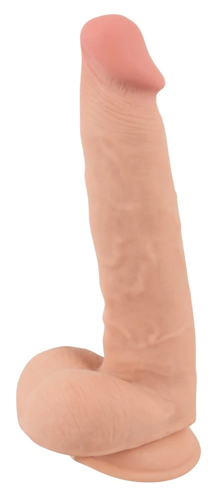 Nature Skin Dildo with moveable 24,7 cm
