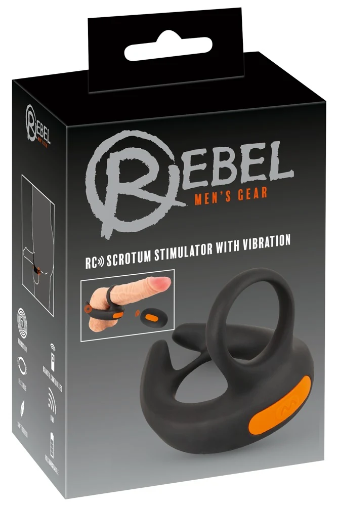 Rebel RC Scrotum Stimulator with Vibration penisring