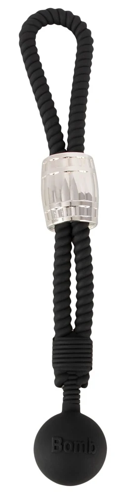 Rebel Heavy Rope Cock Strap with Ball penisring