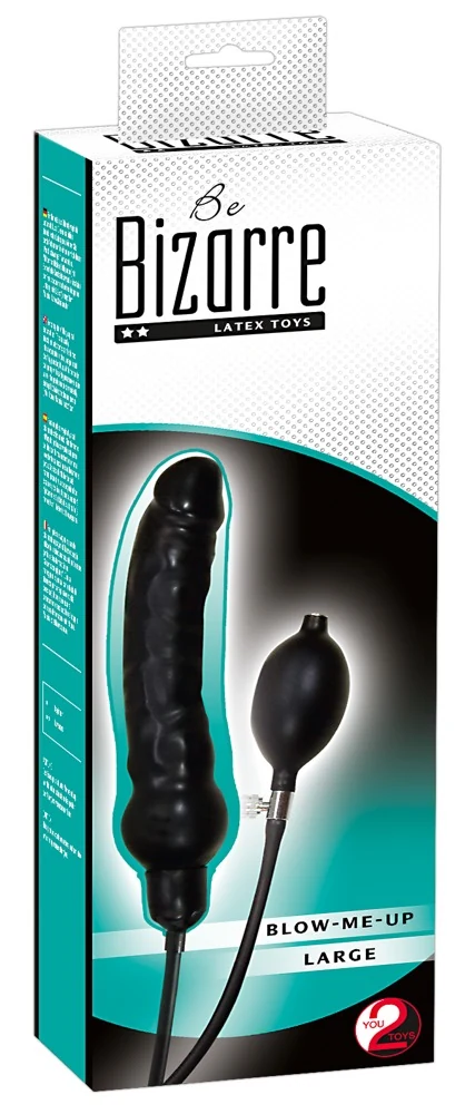 You2Toys Be Bizarre Blow-Me-Up Large 25 cm dildo