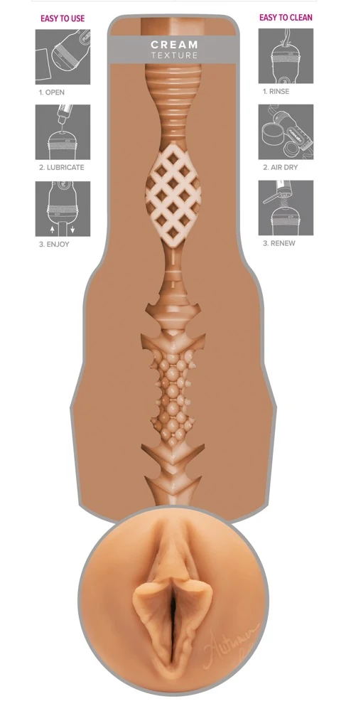 Fleshlight Autumn Falls Cream masturbator