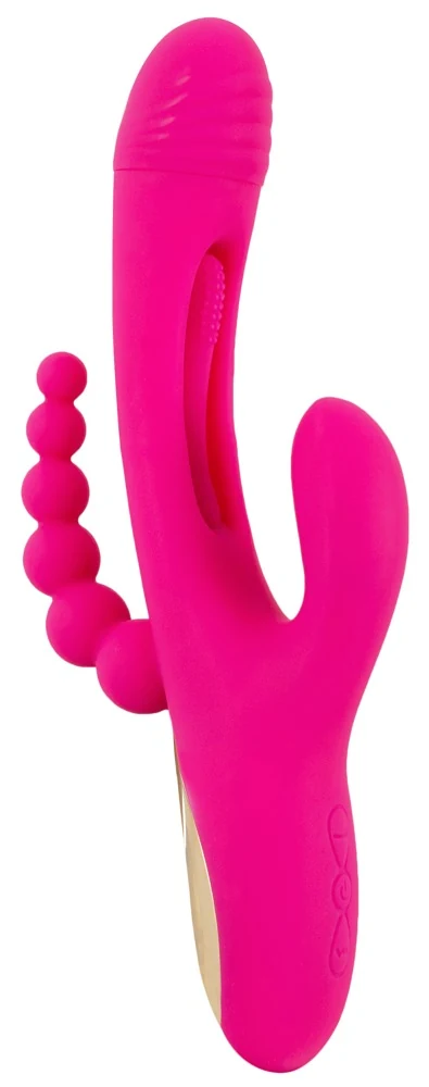 Sweet Smile Triple Vibe With Flicking Tongue 24,4 cm vibrator