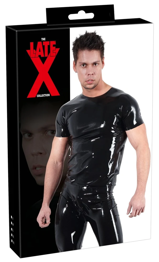 Late X Shirt aus Latex