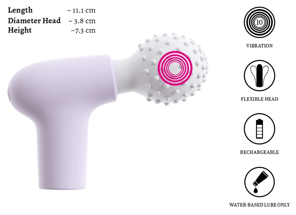 beau coeur RIONEX Mini Massager 11,1 cm vibrator