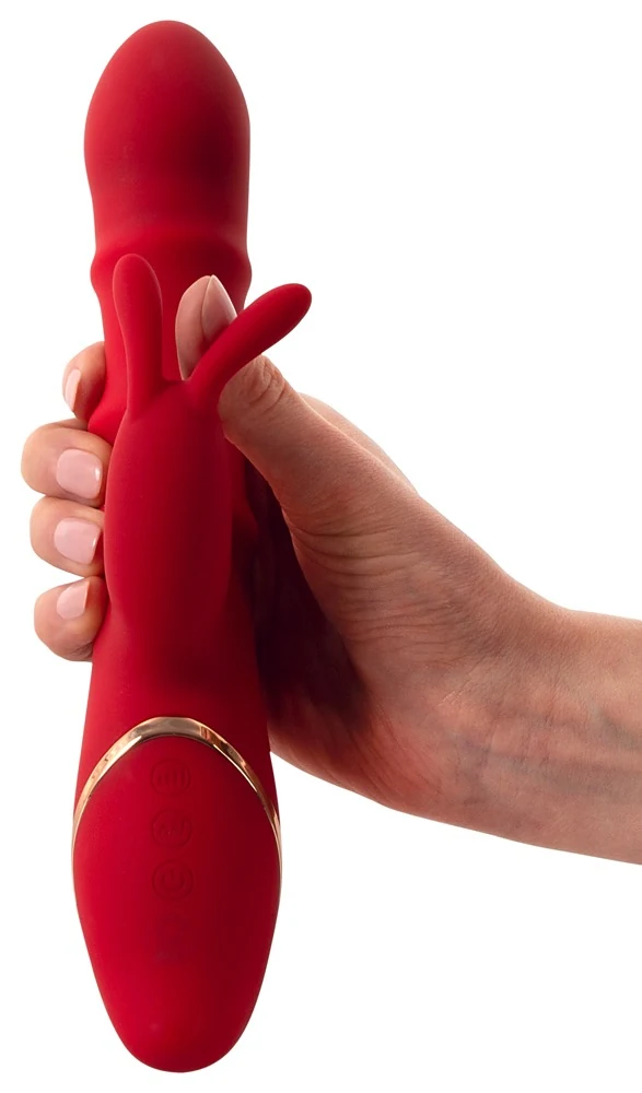 You2Toys Rabbit Vibrator with 3 Moving Rings 23,7 cm