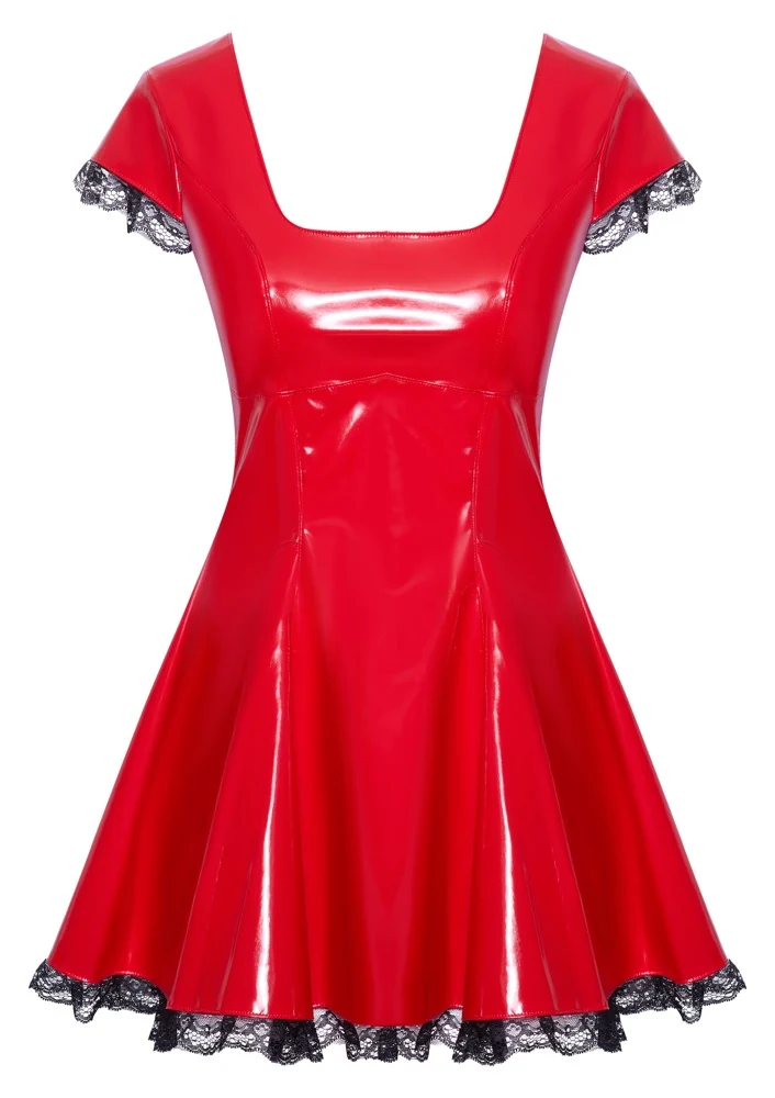 Black Level Kleid aus Lack