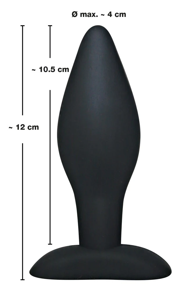 Black Velvets Butt plug 12 cm anal toy