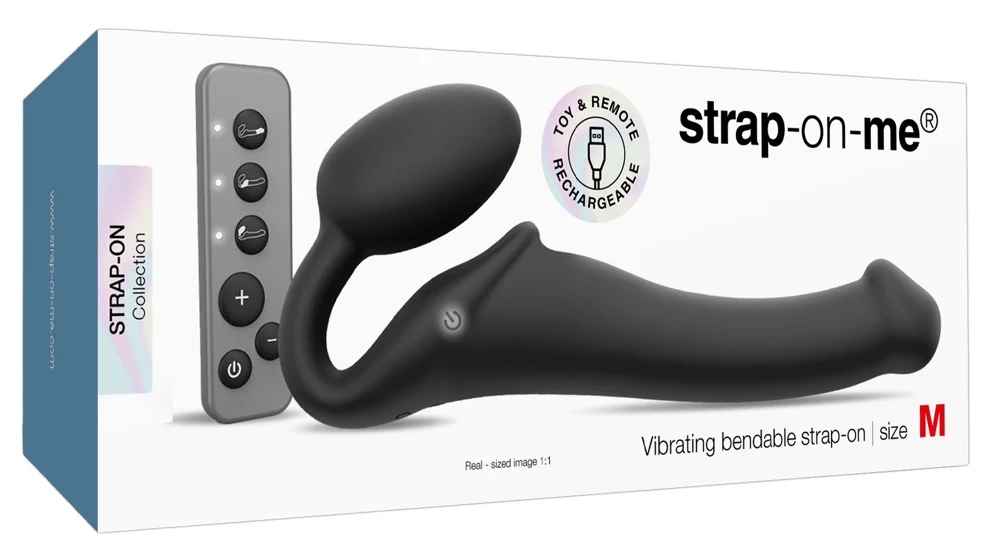 strap-on-me Vibrating Bendable Strap-On