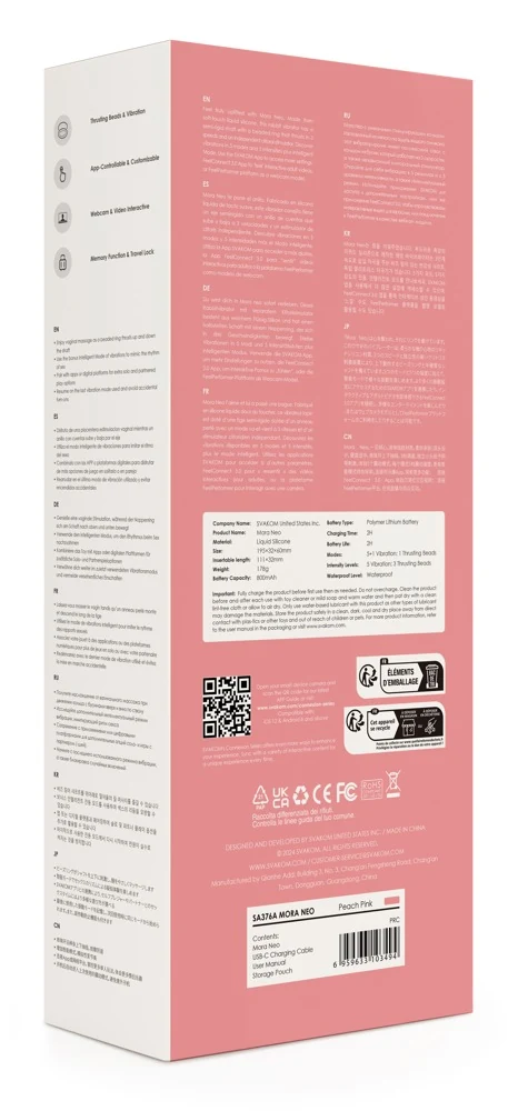 SVAKOM Mora Neo 19,5 cm vibrator