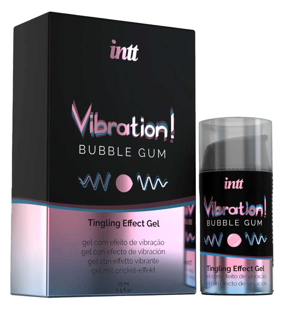 intt Vibration! Bubble Gum stimulierende gele sprays