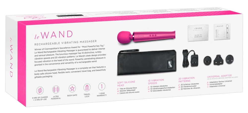 le Wand Rechargeable Vibrating Massager 34 cm vibrator