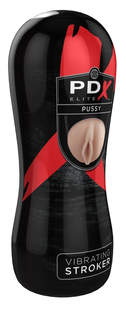 PDX Elite Pussy Vibrating Stroker masturbator