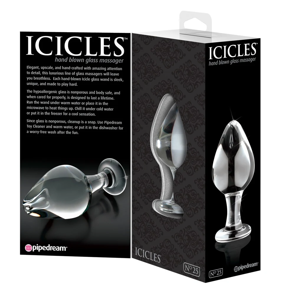Icicles No. 25 9 cm anal toy