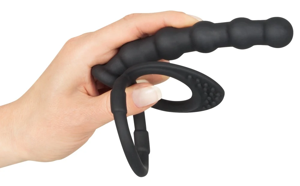 Black Velvets Cock ball ring 13,5 cm anal toy