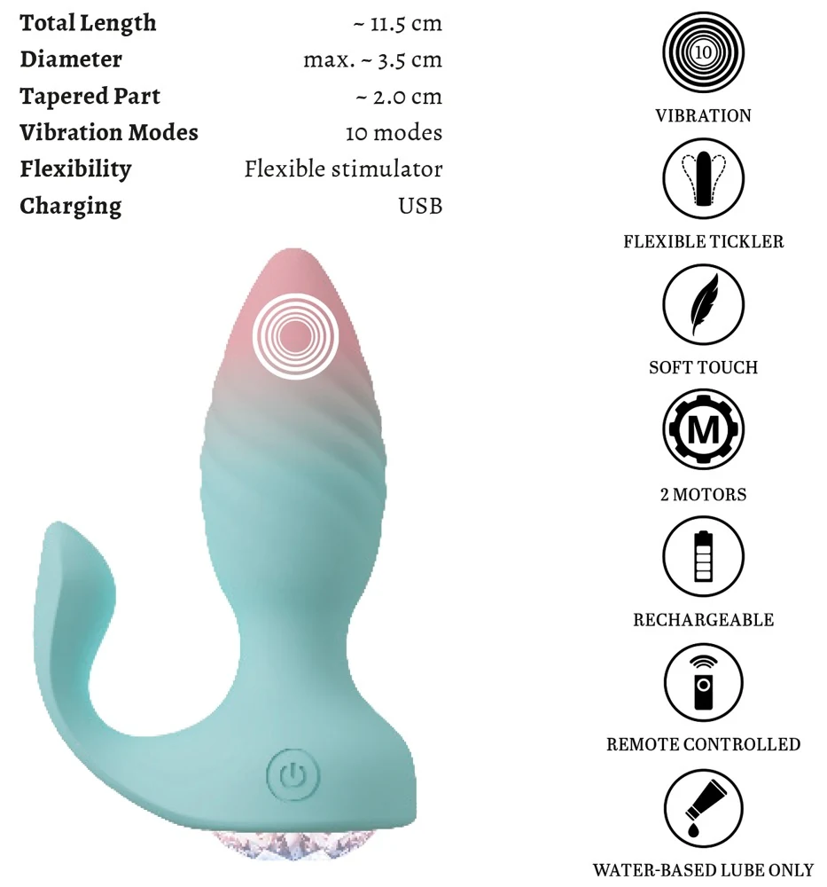 beau coeur JUVELA RC Butt Plug 11,5 cm anal toy