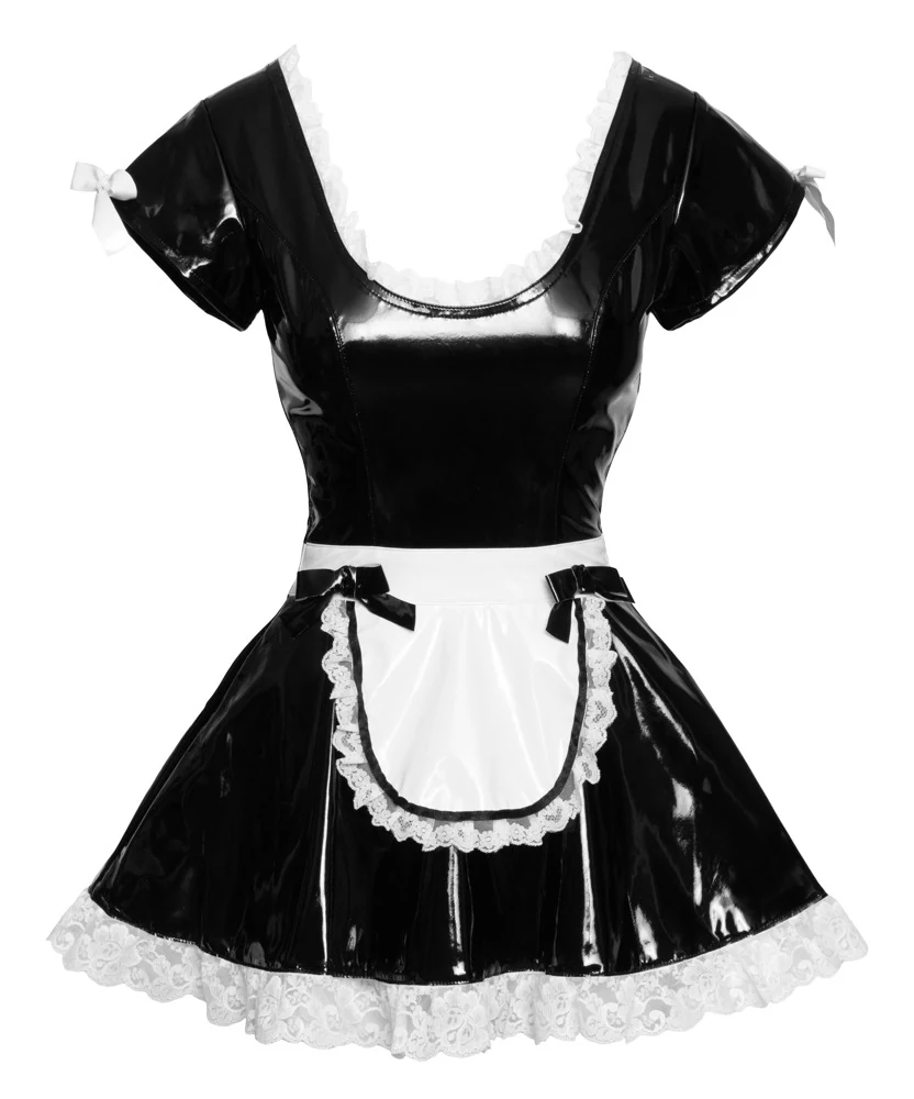 Black Level Kleid aus Lack