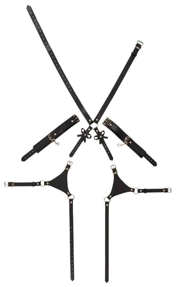 Bad Kitty Harness with Cuffs bondage fesseln