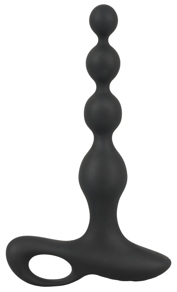 Black Velvets Rechargeable anal beads 20 cm toy